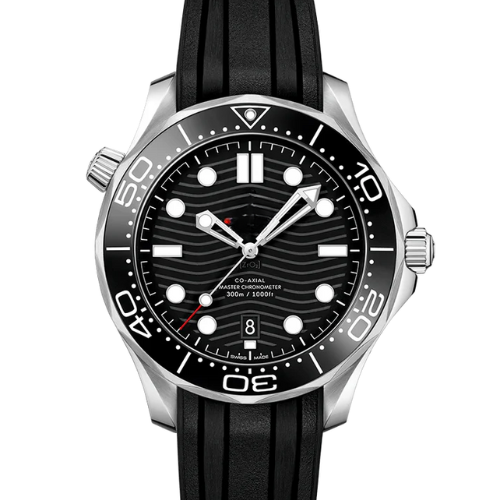 Omega Seamaster Diver 300M – Black & Silver – Black Rubber – Automatic – 42mm