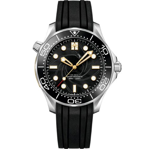 Omega Seamaster Diver 300M – Black & Silver – Black Rubber – Automatic – 41mm
