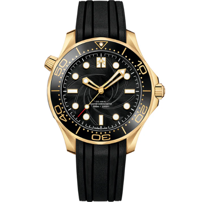 Omega Seamaster Diver 300M – Black & Gold – Black Rubber – Automatic – 41mm