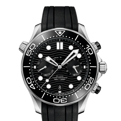 Omega Seamaster Diver 300M – Black Steel – Black Rubber – Quartz – 42mm