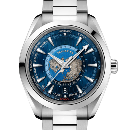 Omega Seamaster Aqua Terra 150M Worldtimer – Blue Steel – Automatic – 43mm