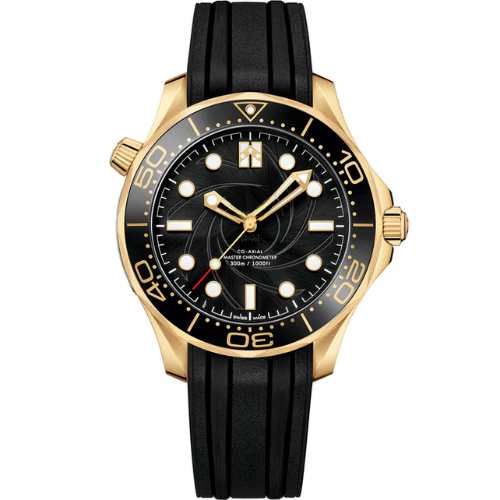 Omega Seamaster Diver 300M – Black & Gold – Black Rubber – Automatic – 41mm