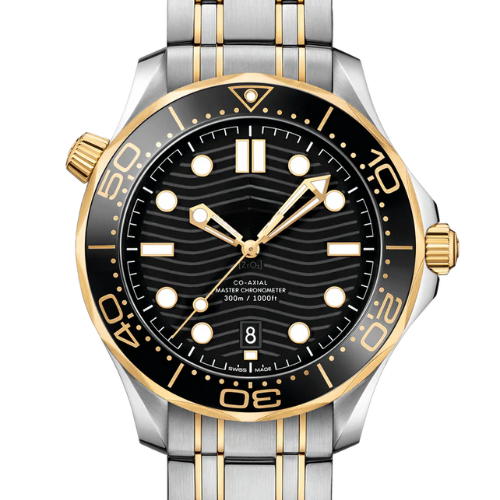 Omega Seamaster Diver 300M – Black Dial – Yellow Details – Stainless Steel – 42mm