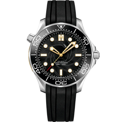 Omega Seamaster Diver 300M – Black & Silver – Black Rubber – Automatic – 41mm