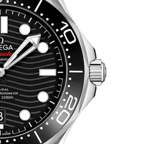 Omega Seamaster Diver 300M – Black & Silver – Black Rubber – Automatic – 42mm