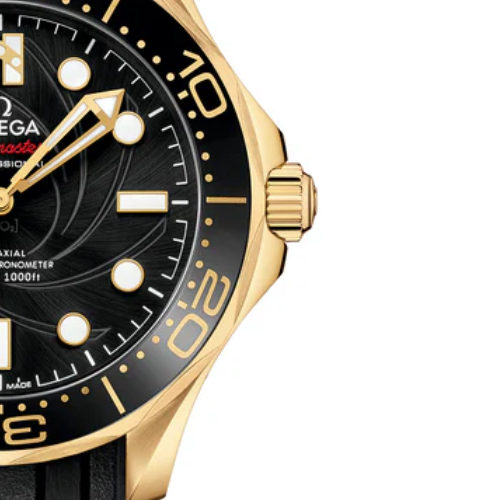 Omega Seamaster Diver 300M – Black & Gold – Black Rubber – Automatic – 41mm