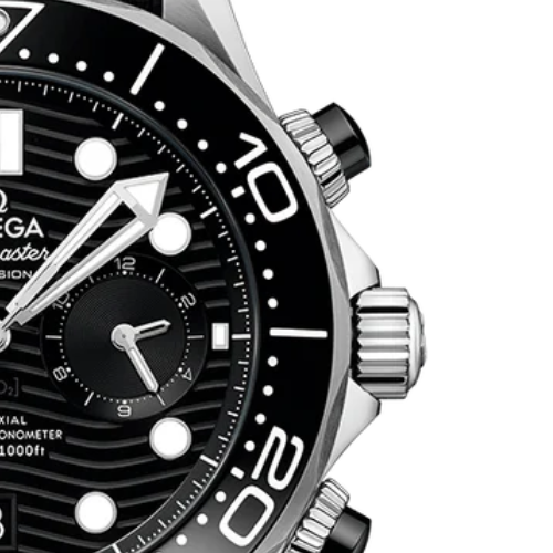 Omega Seamaster Diver 300M – Black Steel – Black Rubber – Quartz – 42mm