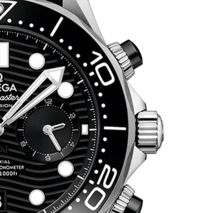 Omega Seamaster Diver 300M – Black Steel – Black Rubber – Quartz – 42mm