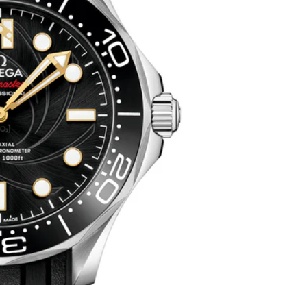 Omega Seamaster Diver 300M – Black & Silver – Black Rubber – Automatic – 41mm