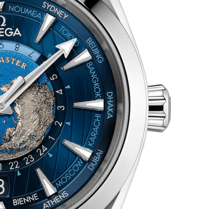 Omega Seamaster Aqua Terra 150M Worldtimer – Blue Steel – Automatic – 43mm