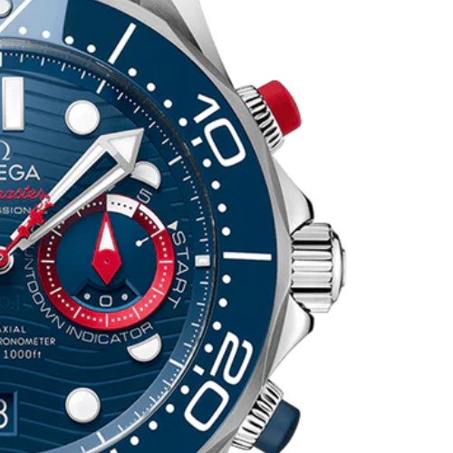 Omega Seamaster Diver 300M Chronograph – Blue Dial – Stainless Steel – Quartz – 44mm
